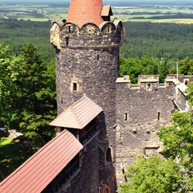 południowo-zachodni narożnik zamku wysokiego