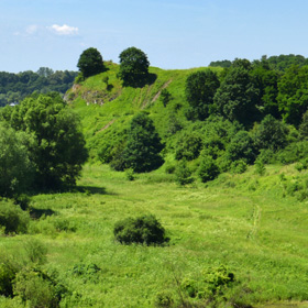 widok ogólny na 'Skałę Kozierówkę' od strony północnej (ze 'Skały Okrążek')