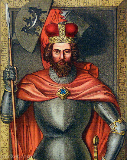 Henryk II Pobożny - podobizna z nagrobka