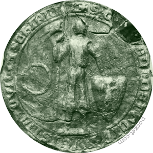 pieczęć piesza (1270-94)