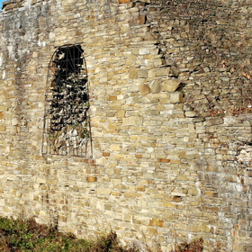 fragment ściany południowej