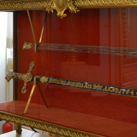 miecz ceremonialny Orderu Orła Białego króla Stanisława II Augusta