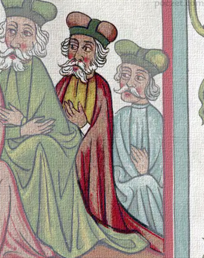 Janusz I Starszy - domniemana podobizna z XV-wiecznego rękopisu