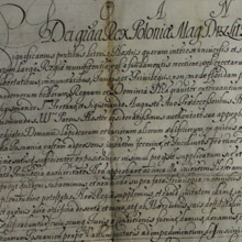 dokument Jana II Kazimierza Wazy
