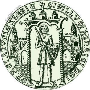 pieczęć piesza Henryka III Białego (1253-66)