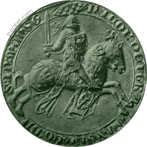 pieczęć konna (1343-56)