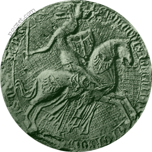 pieczęć konna (1360-62)