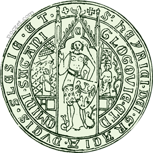 pieczęć piesza (1329-42)