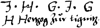 podpis Henryka XI legnickiego